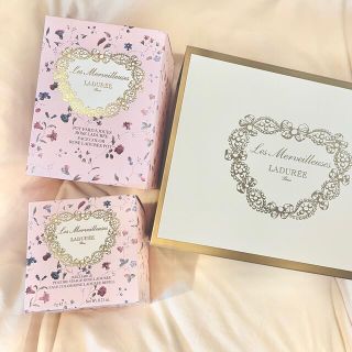 レメルヴェイユーズラデュレ(Les Merveilleuses LADUREE)の【新品未使用】ラデュレ　フェイスカラー　02(チーク)&ポットセット(チーク)