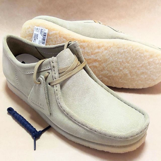 Clarks(クラークス)のクラークスワラビーローCLARKS WALLABEE-Loメープル UK8.0新 メンズの靴/シューズ(ブーツ)の商品写真