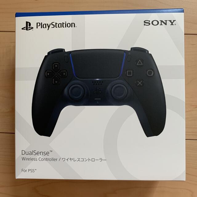 PS5 DualSenseワイヤレスコントローラー　ミッドナイト ブラック