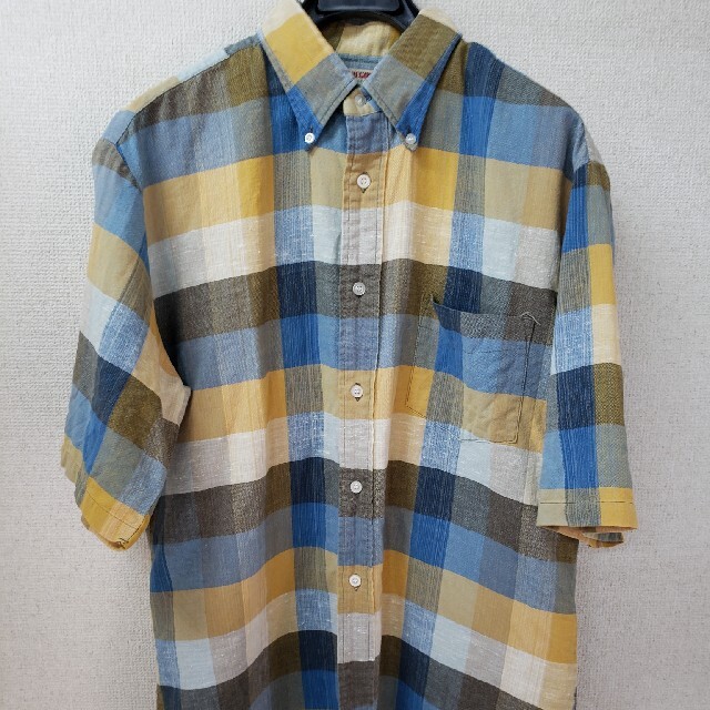 【激安大特価！】 - McGREGOR 60sヴィンテージmcgregor チェックシャツ　マックレガー 半袖 シャツ