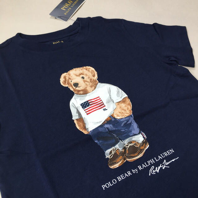 POLO RALPH LAUREN(ポロラルフローレン)の新品 POLO ラルフローレン ベアTシャツ 4T 110cm キッズ/ベビー/マタニティのキッズ服男の子用(90cm~)(Tシャツ/カットソー)の商品写真