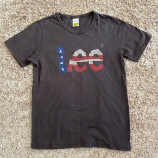 リー(Lee)の美品　Lee  Tシャツ　レディース　Sサイズ　ダークグレー(Tシャツ(半袖/袖なし))