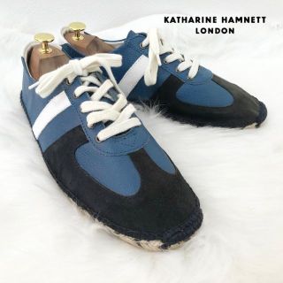 キャサリンハムネット(KATHARINE HAMNETT)のKATHARINE HAMNETT キャサリンハムネット レザー スニーカー(スニーカー)