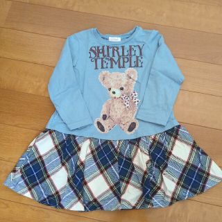 シャーリーテンプル(Shirley Temple)のシャーリーテンプル☆くまワンピース110☆姉妹お揃いにも(ワンピース)