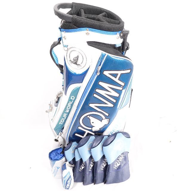 本間ゴルフ - HONMA ホンマ　スタンド式キャディバッグ おまけ付き　ブルー
