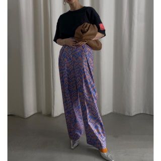 アメリヴィンテージ(Ameri VINTAGE)のAmeri GEOMETRIC PATTERN LOOSE PANTS(カジュアルパンツ)