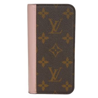 ルイヴィトン(LOUIS VUITTON)のルイヴィトン iPhone X & XS・フォリオ モノグラム ローズバレリーヌ(iPhoneケース)