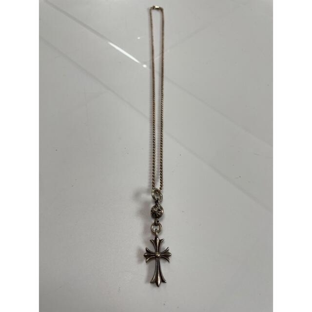 Chrome Hearts(クロムハーツ)のクロムハーツ 1ボールタイニーCHクロスチャーム メンズのアクセサリー(ネックレス)の商品写真