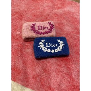 クリスチャンディオール(Christian Dior)のDiorリストバンド青 ピンク2点セット(ブレスレット/バングル)