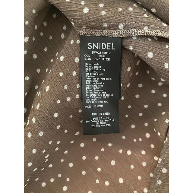 SNIDEL ボウタイプリントワンピース 2