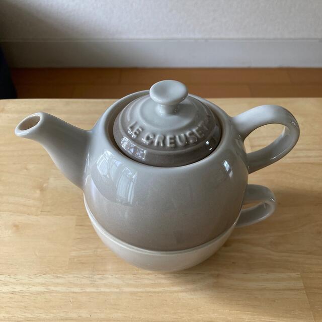 LE CREUSET(ルクルーゼ)のル・クルーゼ ティーフォーワン グレー  インテリア/住まい/日用品のキッチン/食器(グラス/カップ)の商品写真