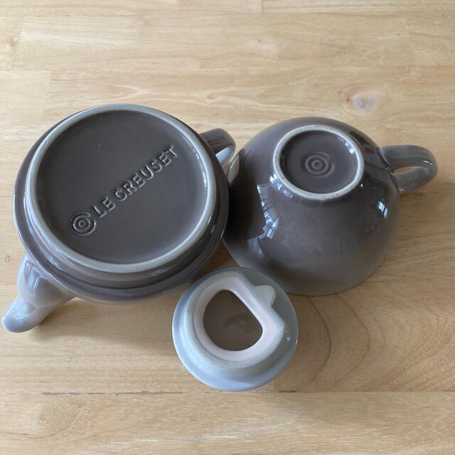 LE CREUSET(ルクルーゼ)のル・クルーゼ ティーフォーワン グレー  インテリア/住まい/日用品のキッチン/食器(グラス/カップ)の商品写真