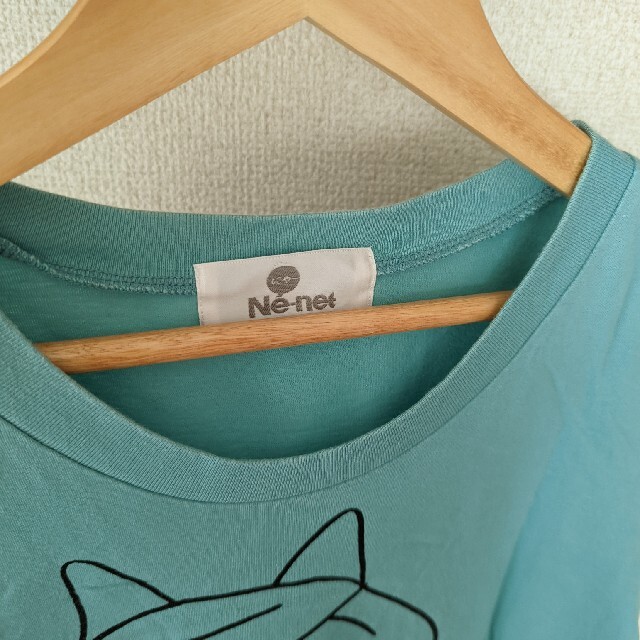 Ne-net(ネネット)のNé-net にゃー Tシャツ カレー レディースのトップス(Tシャツ(半袖/袖なし))の商品写真