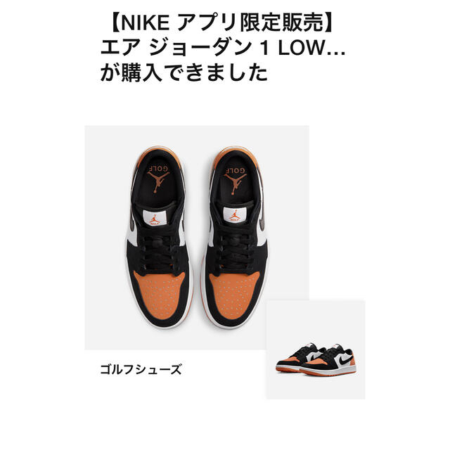 NIKE(ナイキ)のNike Air Jordan 1 Low Golf スポーツ/アウトドアのゴルフ(シューズ)の商品写真