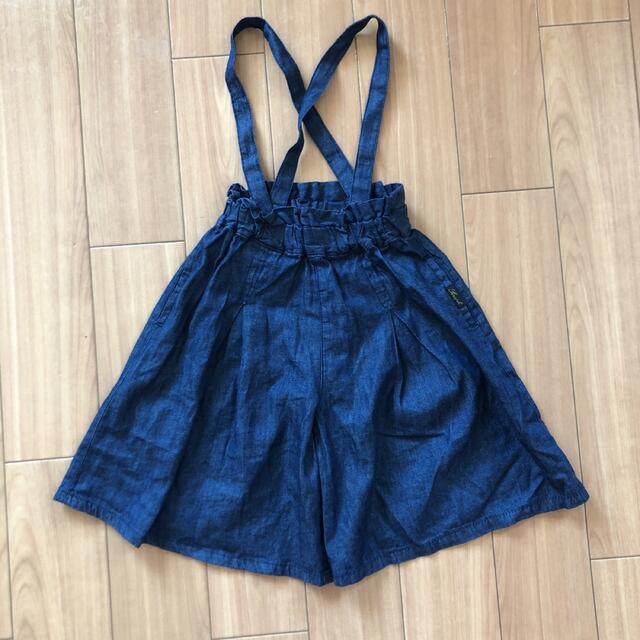 Seraph(セラフ)のseraph デニムスカート ショートパンツ キュロット　90 キッズ/ベビー/マタニティのキッズ服女の子用(90cm~)(パンツ/スパッツ)の商品写真