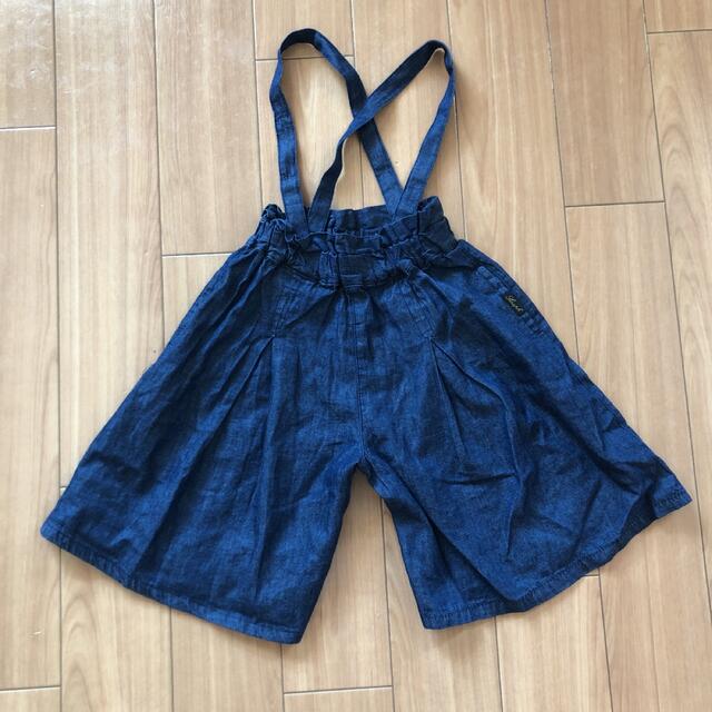 Seraph(セラフ)のseraph デニムスカート ショートパンツ キュロット　90 キッズ/ベビー/マタニティのキッズ服女の子用(90cm~)(パンツ/スパッツ)の商品写真