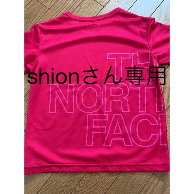 THE NORTH FACE(ザノースフェイス)のTHE NORTH FACE Tシャツ　120センチ キッズ/ベビー/マタニティのキッズ服女の子用(90cm~)(Tシャツ/カットソー)の商品写真