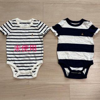 ベビーギャップ(babyGAP)のbabyGAP ボーダーロンパース(ロンパース)