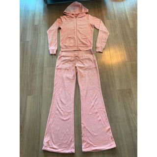 ジューシークチュール(Juicy Couture)のベロアジューシー　セットアップ　ベビーピンク　ジューシークチュール(セット/コーデ)