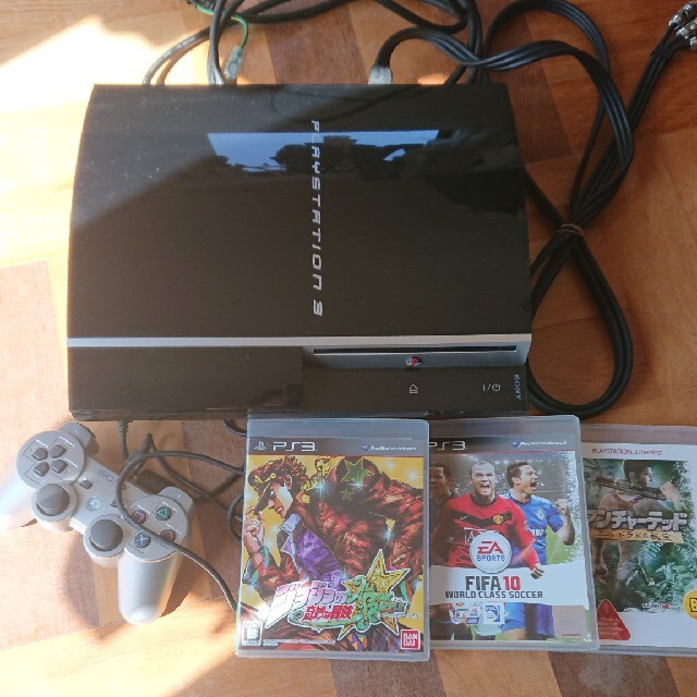 【値下】SONY PlayStation3 CECHL00PS3本体＋ソフト3本ゲームソフト/ゲーム機本体