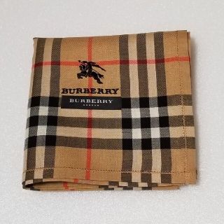 バーバリー(BURBERRY)のBURBERRY ノバチェック・キャメル、ベージュ(ハンカチ)