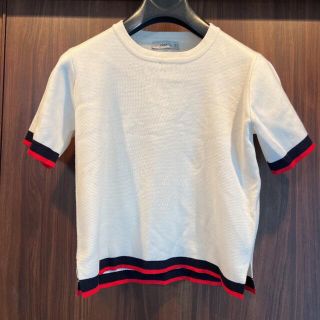 ザラ(ZARA)のZARA 白サマーニット① 新品(ニット/セーター)