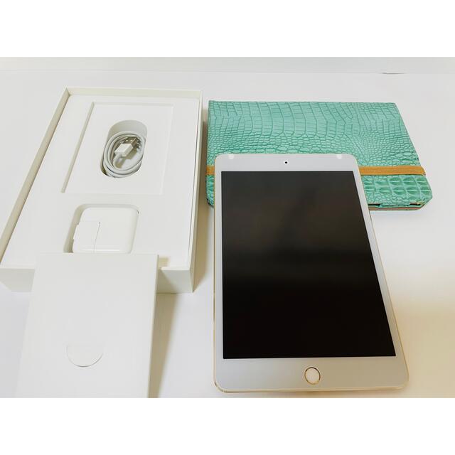 Apple(アップル)の美品 iPad mini 4 Wi-Fi 128GB ゴールド スマホ/家電/カメラのPC/タブレット(タブレット)の商品写真