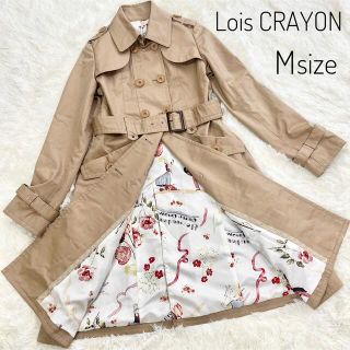 ロイスクレヨン(Lois CRAYON)の☆美品☆ ロイスクレヨン トレンチコート アンジェラ柄 Mサイズ ベージュ(トレンチコート)