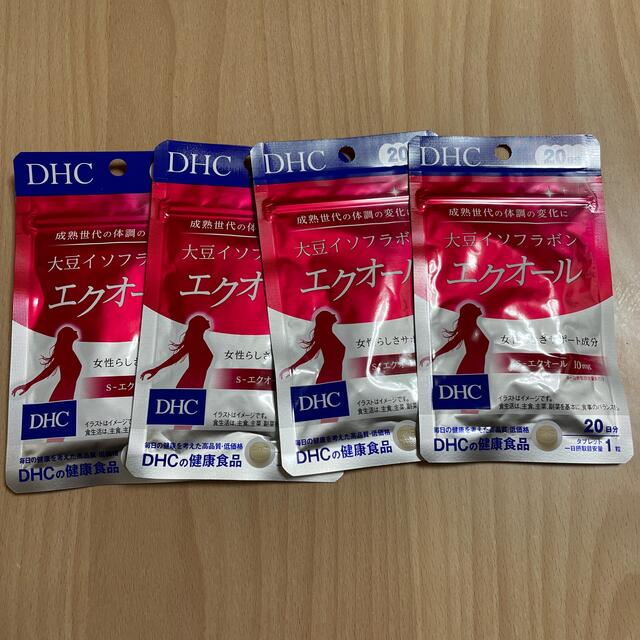 DHC(ディーエイチシー)のDHC 大豆イソフラボン　エクオール 20日分　4袋セット 食品/飲料/酒の健康食品(その他)の商品写真