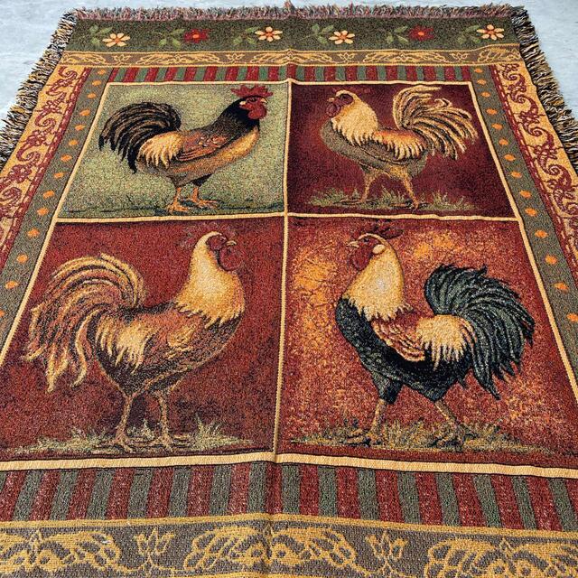 Chicken Kimbery Poloson Rug ラグ　183x134 3