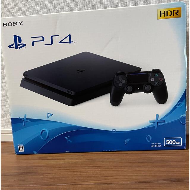 PlayStation4(プレイステーション4)のPlayStation4本体　CUH-2100A Jet Black エンタメ/ホビーのゲームソフト/ゲーム機本体(家庭用ゲーム機本体)の商品写真