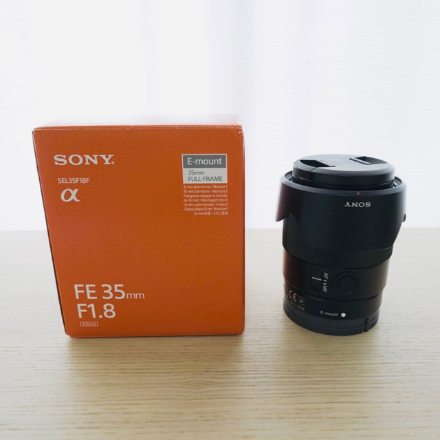 SONY FE35mm 単焦点レンズ　SEL35F18F  保証書　プロテクター