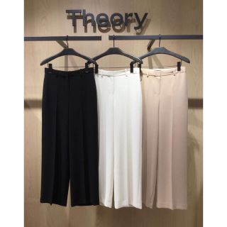 セオリー(theory)のTheory 20ss クロップド丈ワイドパンツ(カジュアルパンツ)