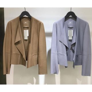 セオリーリュクス(Theory luxe)のTheory luxe 19aw レザージャケット(ノーカラージャケット)