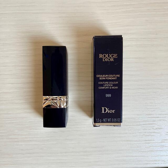 Dior(ディオール)のルージュディオール999 ミニサイズ コスメ/美容のベースメイク/化粧品(口紅)の商品写真