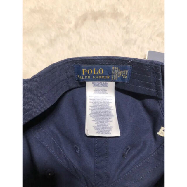 POLO RALPH LAUREN(ポロラルフローレン)の新品POLOラルフローレン キャップ ネイビー　ベースボールキャップ メンズの帽子(キャップ)の商品写真