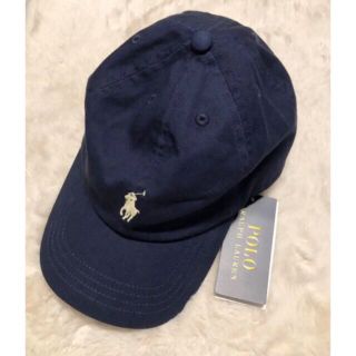 ポロラルフローレン(POLO RALPH LAUREN)の新品POLOラルフローレン キャップ ネイビー　ベースボールキャップ(キャップ)