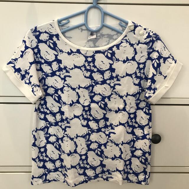 PETIT BATEAU(プチバトー)のプチバトー　キッズ　半袖　柄　カットソー　12歳　152cm 女の子 キッズ/ベビー/マタニティのキッズ服女の子用(90cm~)(Tシャツ/カットソー)の商品写真