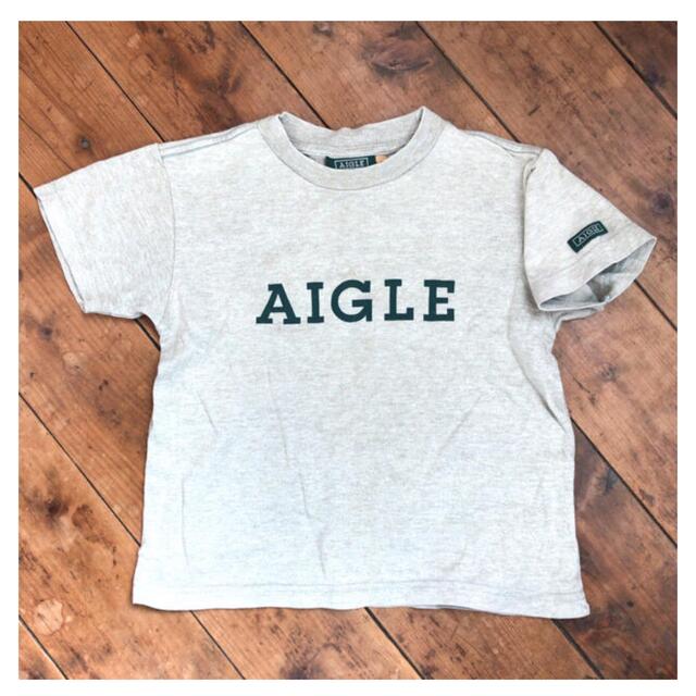 エーグル 半袖Tシャツ Vネック フロントタック トップス コットン100% レディース Mサイズ イエロー AIGLE