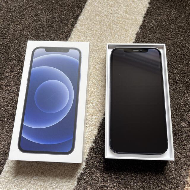 新作入荷低価 iPhone - iPhone 12 ブラック 64GB SIMフリーの通販 by