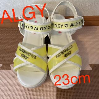 アルジー(ALGY)のALGY サンダル 23cm ニコプチ  ヒール(サンダル)