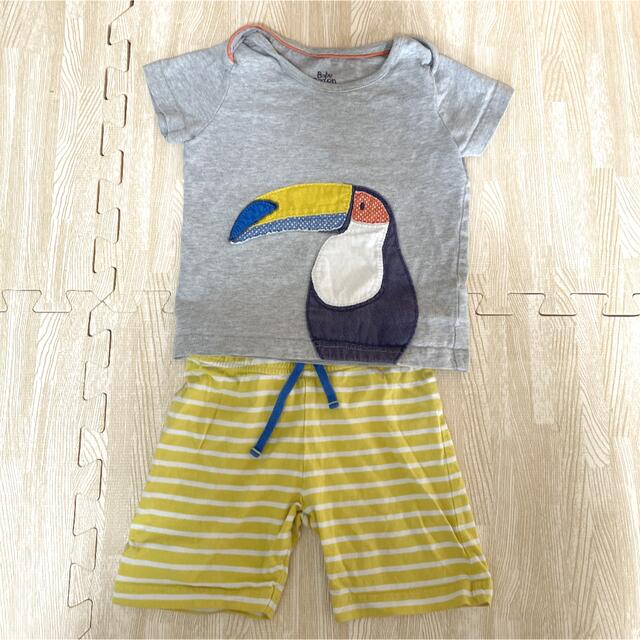 Boden(ボーデン)のbaby boden オオハシ　上下セットアップ　パジャマ　18m-24m 90 キッズ/ベビー/マタニティのキッズ服男の子用(90cm~)(パジャマ)の商品写真