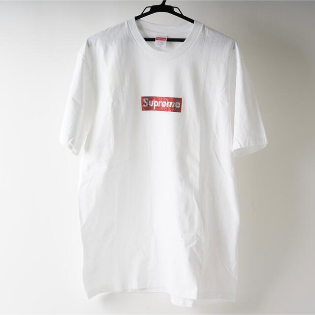 supreme スワロフスキー tシャツ ボックスロゴ