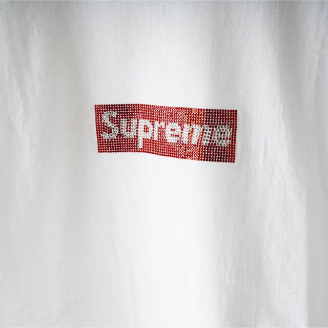 Supreme(シュプリーム)のsupreme スワロフスキー tシャツ ボックスロゴ メンズのトップス(Tシャツ/カットソー(半袖/袖なし))の商品写真