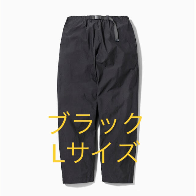 パンツエンノイ ennoy Ripstop Easy Pants （ブラック）Lサイズ