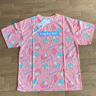 リトルツインスターズ(リトルツインスターズ)の【M】キキララ　リトルツインスターズ　総柄Tシャツ(Tシャツ(半袖/袖なし))