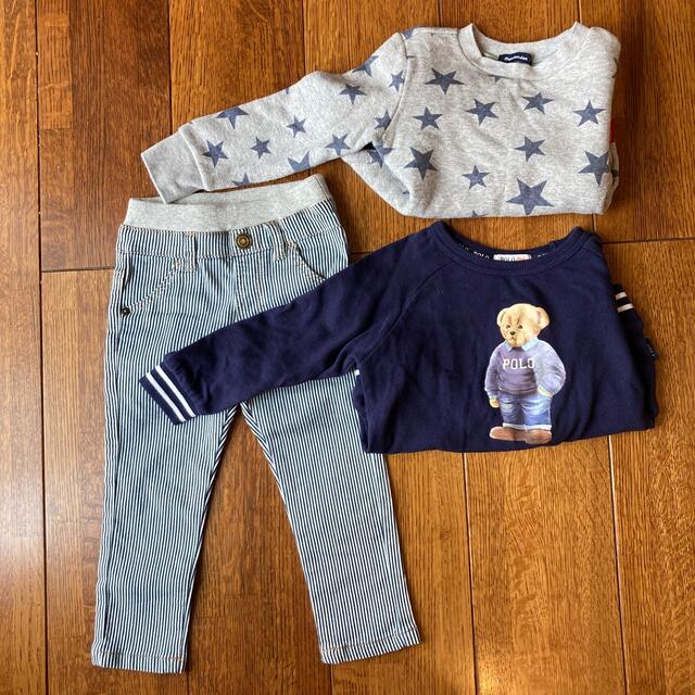 POLO RALPH LAUREN(ポロラルフローレン)の男の子3点セット90-100 キッズ/ベビー/マタニティのキッズ服男の子用(90cm~)(Tシャツ/カットソー)の商品写真