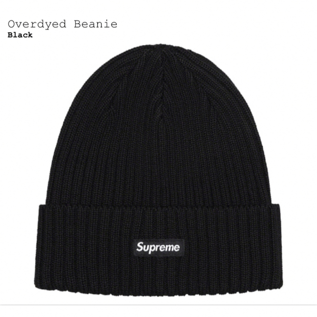 新品スモールボックスSupreme ビーニーOverdyed Beanieのサムネイル