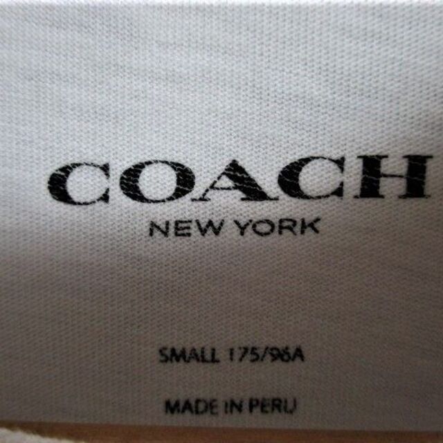 COACH(コーチ)の☆COACH コーチ ロゴ プリント Tシャツ 半袖/メンズ/S☆白☆新作モデル メンズのトップス(Tシャツ/カットソー(半袖/袖なし))の商品写真