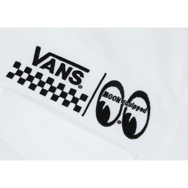 VANS VAULT(バンズボルト)の限定コラボ★VANS × ムーンアイズ ボタンダウンシャツ ホワイト S メンズのトップス(シャツ)の商品写真